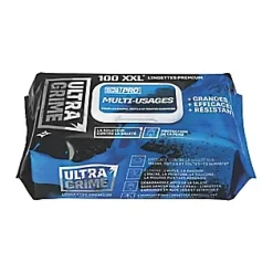 Lingettes nettoyantes XXL multiusages Ultragrime Pro - paquet de 100