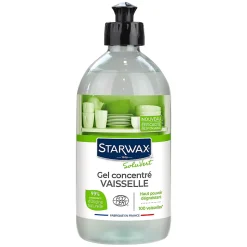 Liquide vaisselle gel concentré SoluVert Starwax 0,5L