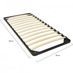 Lit 1 place 90x190cm blanc KIAPA Blanc inclus sommier et 2 tiroirs pour rangement