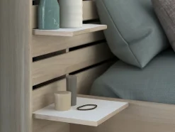 Lit 160 x 200 cm avec 4 tiroirs - Coloris : Naturel - TENALIA II