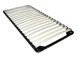 Lit 90 x 190 cm avec rangements - Coloris : Blanc et naturel + Sommier + Matelas - TAMADU