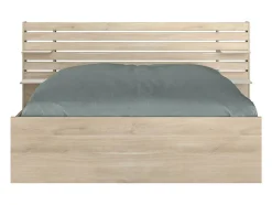 Lit 160 x 200 cm avec rangements - Coloris : Naturel - TENALIA II
