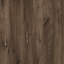 Lit adulte 140x200 Chene foncé et noir Collection FOX Sommier inclus