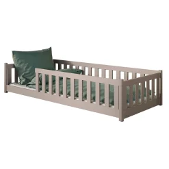 Lit au sol 90x200 sommier inclus Maya Cachemire