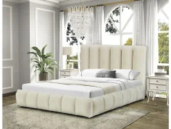 Lit avec coffre "Annie" 180 x 200 cm Beige