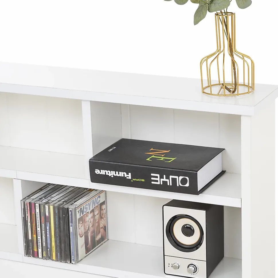 Lit avec rangement 90x200 cm - Lit simple avec tiroirs et tête de lit - Pin massif + MDF - Sans Matelas - Blanc