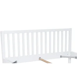 Lit avec tête à barreaux PARKER 160 x 200 cm / Blanc