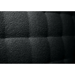 Lit avec tête de lit capitonnée et sommier tapissier - Lit en bois massif