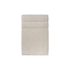 Lit avec tête de lit lignes bouclette et sommier kit - Lit en bois massif