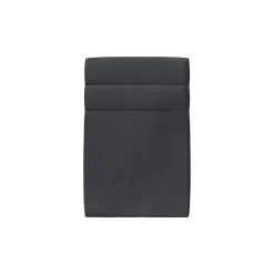 Lit avec tête de lit lignes velours et sommier tapissier - Lit en bois massif