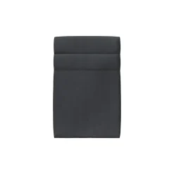 Lit avec tête de lit lignes velours et sommier kit - Lit en bois massif