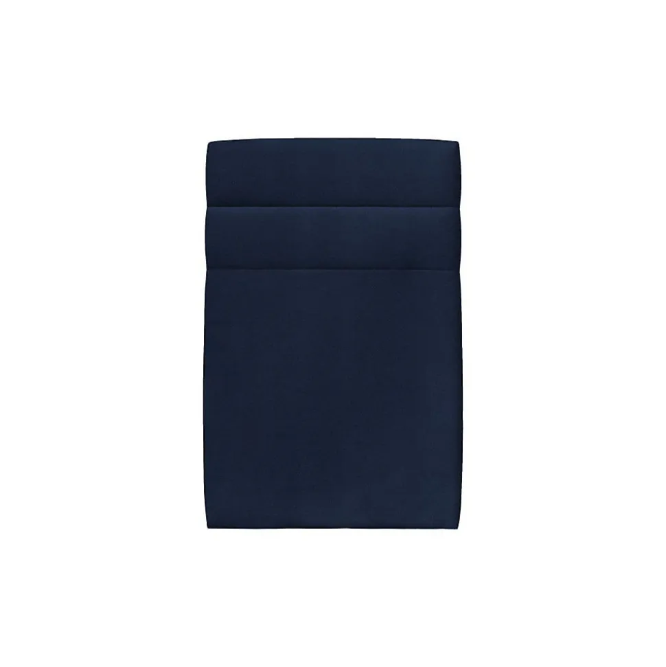 Lit avec tête de lit lignes velours et sommier kit - Lit en bois massif