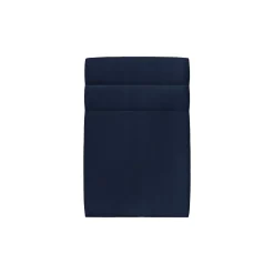 Lit avec tête de lit lignes velours et sommier tapissier - Lit en bois massif