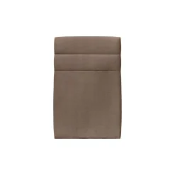 Lit avec tête de lit lignes velours et sommier kit - Lit en bois massif