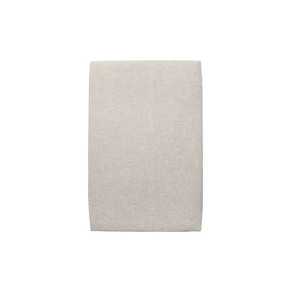 Lit avec tête de lit tapissier tissu et sommier tapissier - Lit en bois massif