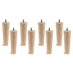 Lit avec tête de lit tapissier velours et sommier tapissier - Lit en bois massif