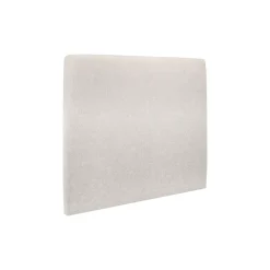 Lit avec tête de lit tapissier tissu et sommier tapissier - Lit en bois massif