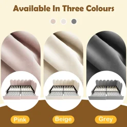 Lit Banquette 90x190 cm - Lit Enfant Capitonné avec 2 Tiroirs de Rangement et Sommier à Lattes, en Velours - sans Matelas - Beige