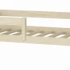 Lit bas Nordi 140x70 - Montessori bois naturel, lit enfant avec barreaux