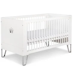 Lit Bébé évolutif Convertible En Lit Enfant 140x70 Blanc