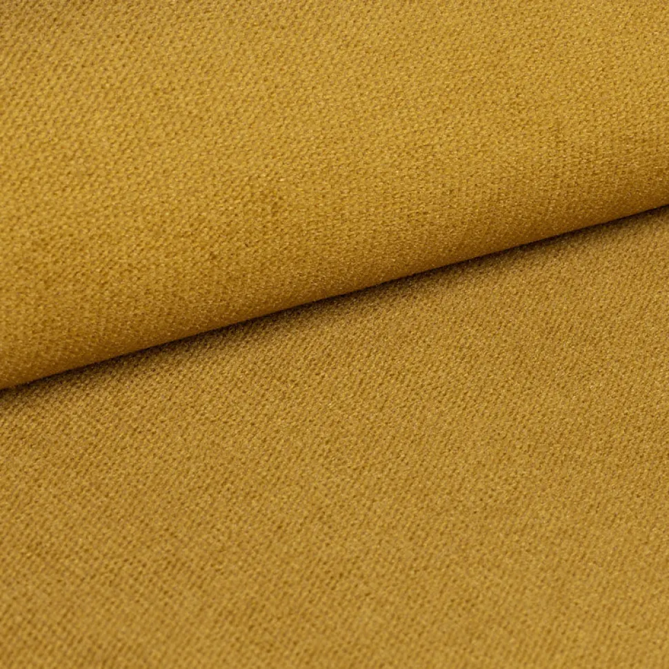 Lit Boxspring FOSCO 140X200 CM KRONOS 01, Jaune, Lit avec matelas et rangement