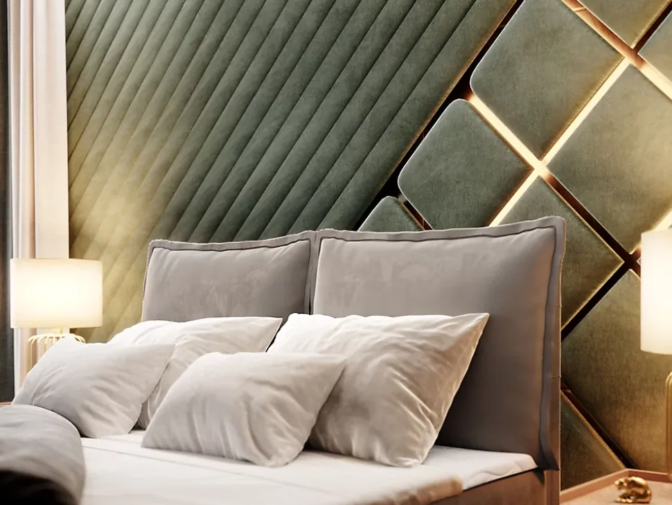 Lit Boxspring LENTE 160X200 CM MONOLITH 95, Noir, Lit avec matelas et rangement