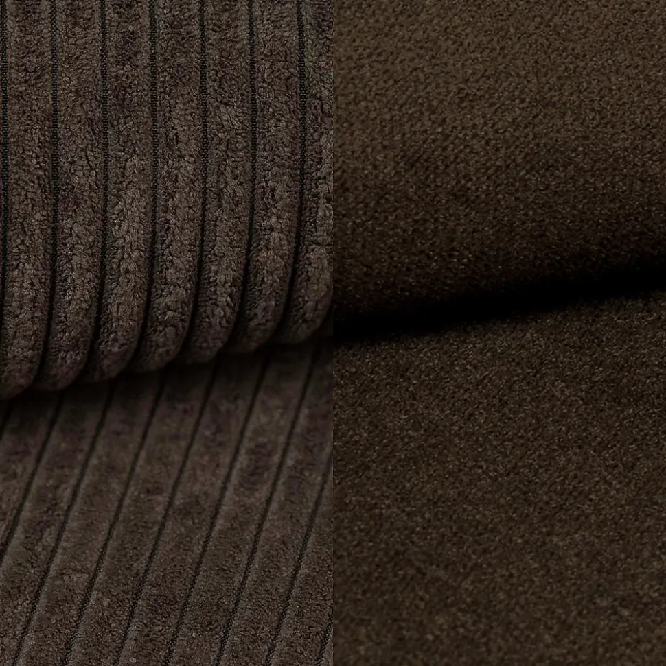 Lit Boxspring MATERN 160X200 CM POSO 06 + KRONOS 06, Marron, Lit avec matelas et rangement