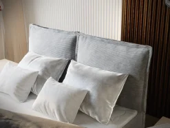 Lit Boxspring MONTA 180X200 CM LINCOLN 03, Crème, Lit avec matelas et rangement