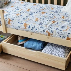 Lit cabane pour enfant 190x90cm en bois avec tiroirs MARCEAU - HAPPY GARDEN
