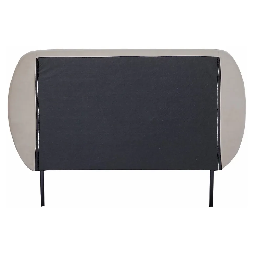 Lit capitonné Porvoo 90 x 200 cm beige en.casa