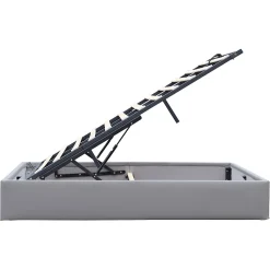 Lit coffre - 120x190 cm - montage rapide - confort optimal - - design moderne