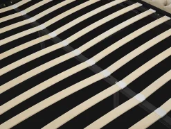 Lit coffre chesterfield 160 x 200 cm - Velours - Taupe + Matelas - DULENI