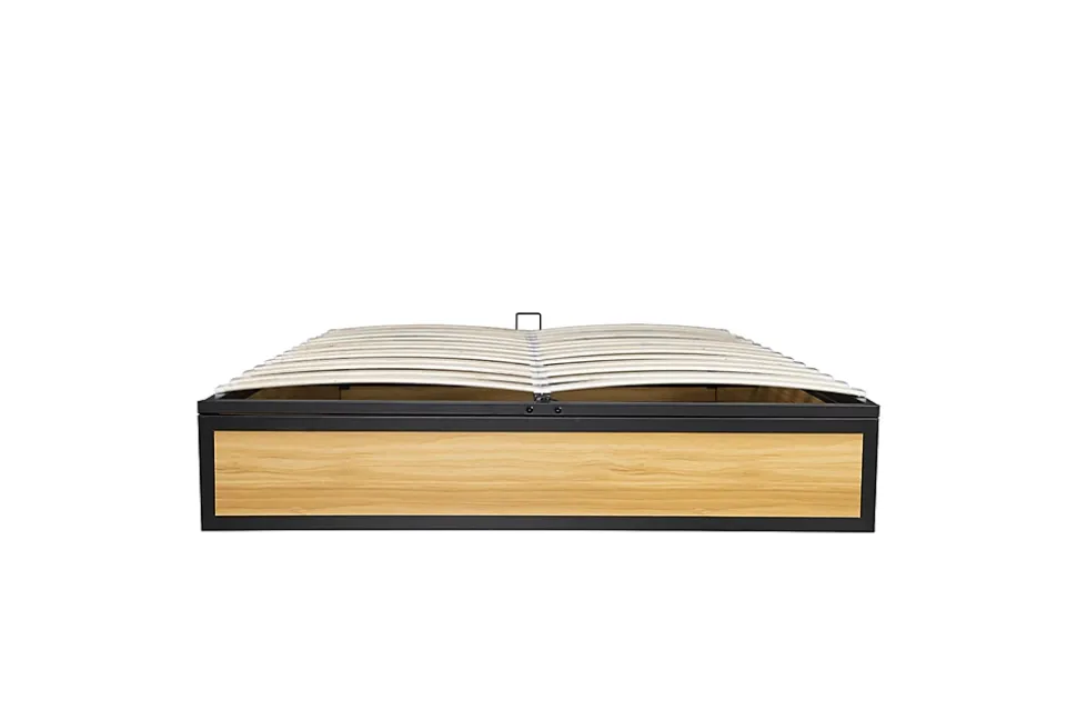 Lit coffre industriel 140 x 190 cm - JERSEY
