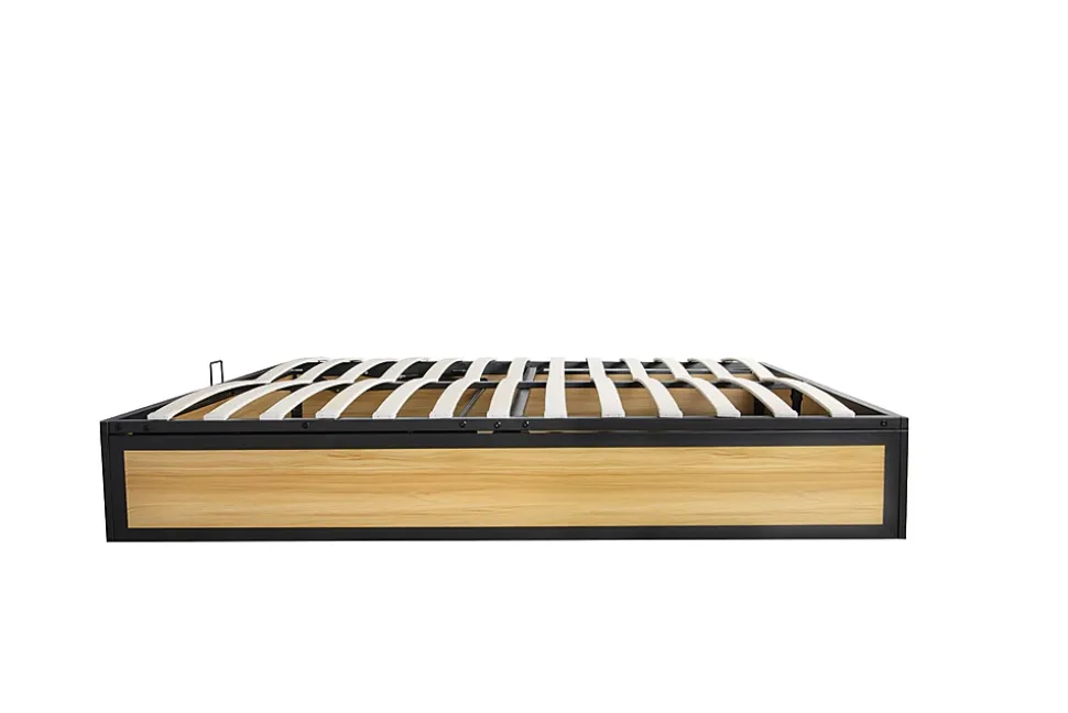 Lit coffre industriel 140 x 190 cm - JERSEY