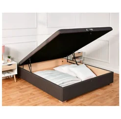 Lit coffre Kalypso E 140x190cm anthracite