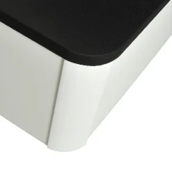 LIT COFFRE SPIRO 160x200cm + 1 SOMMIER / BLANC