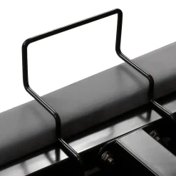 Lit coffre 140x200 cm - Lit double capitonné avec tête de lit oreille - Velours - Sans Matelas - Gris