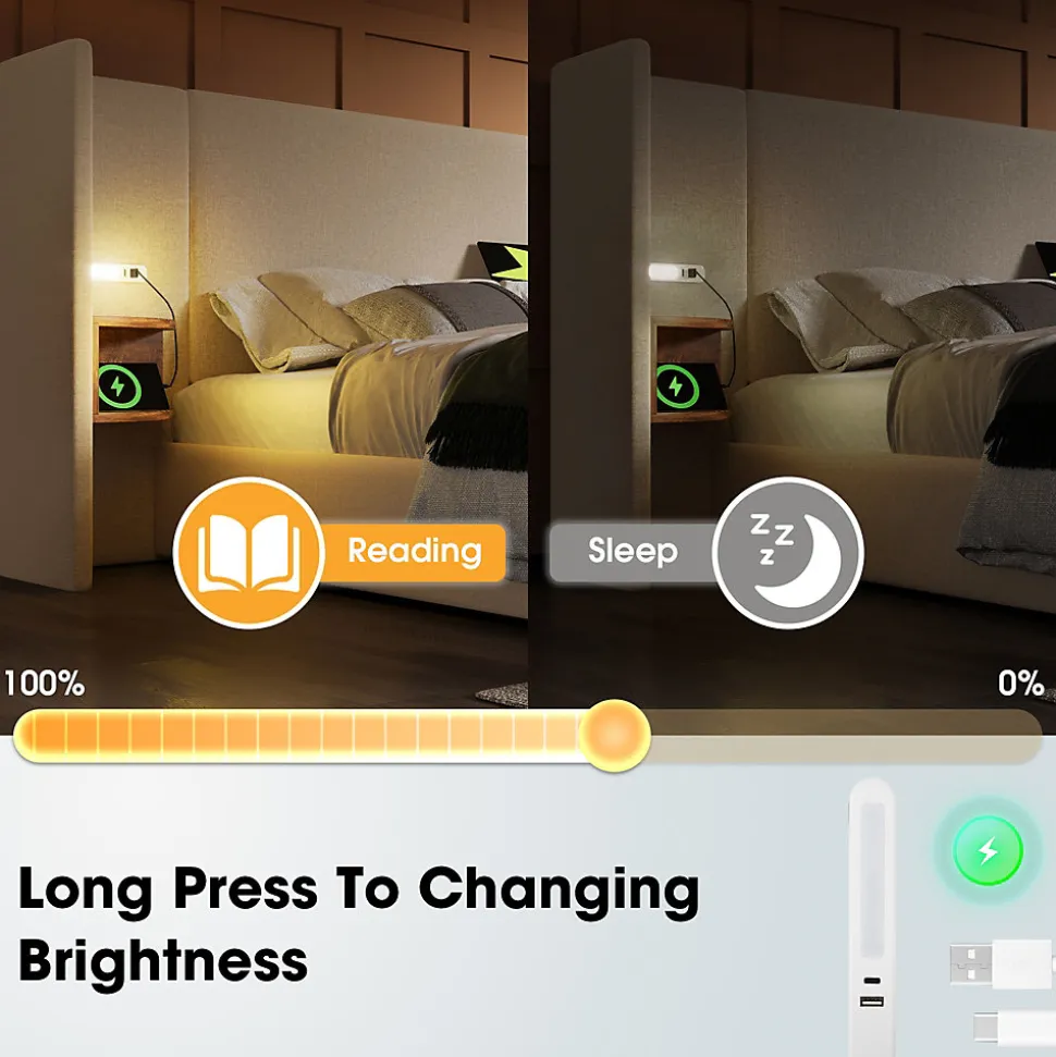 Lit coffre 160x200 cm - Lit double capitonné avec table de chevet et lampe de lecture - Lin - Sans Matelas - Beige