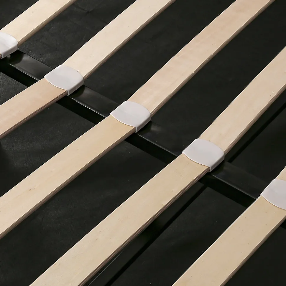 Lit coffre 180x200 cm - Lit double capitonné avec tête de lit oreille - Velours - Sans Matelas - Gris