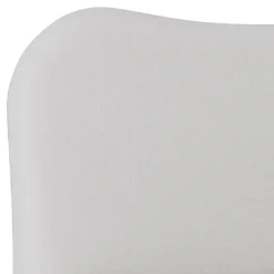 LIT COFFRE 140x190 CM COCOON+ SOMMIER / Tissu Bouclette Blanc