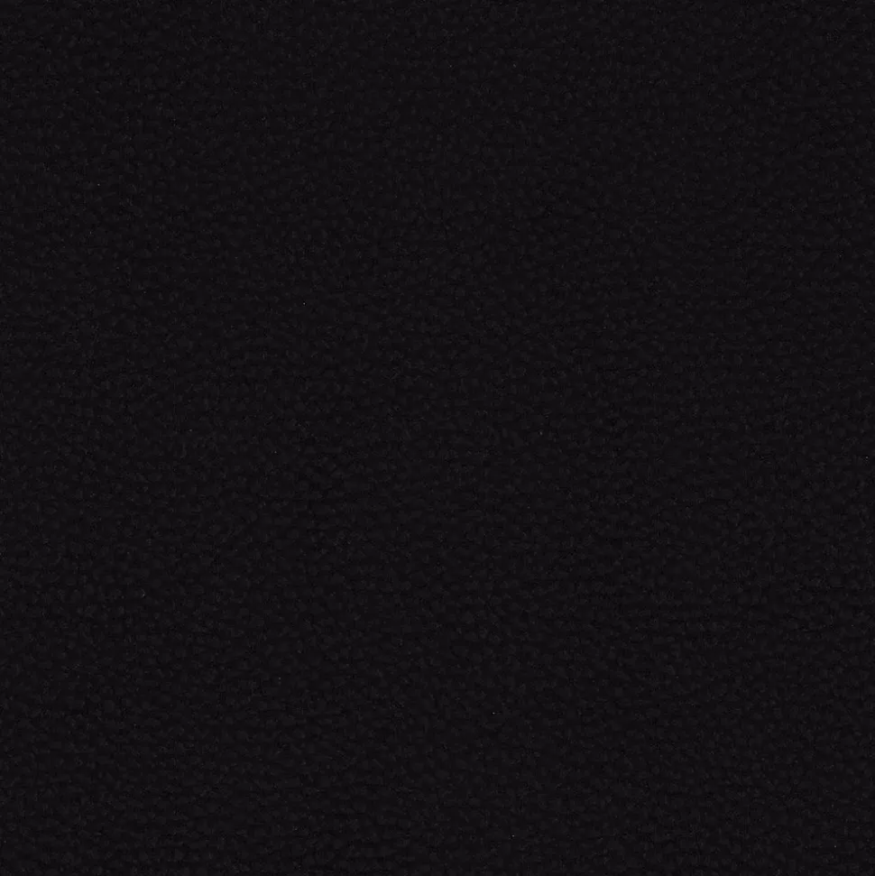 Lit coffre 140x200 tête de lit rembourree sommier inclus Edwin Bois et Noir