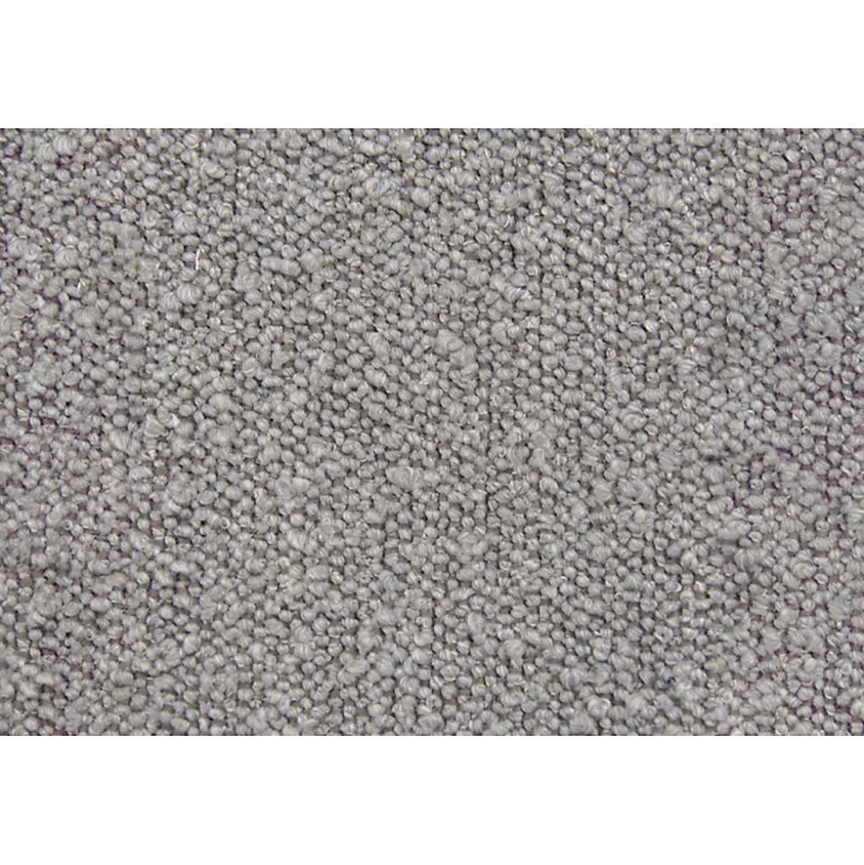 Lit coffre 160x200cm avec tête de lit lignes Bouclette Gris - Hauteur totale : 39cm