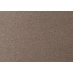 Lit coffre 140x200cm avec tête de lit lignes Velours Taupe - Hauteur totale : 39cm
