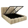 Lit coffre 140x190cm NEST + 1 sommier / Beige