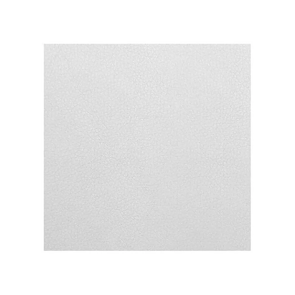 Lit continental Baltimore 173, Double, Blanc, Faux cuir, Disponible