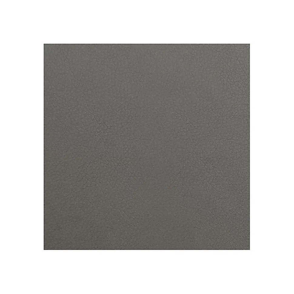 Lit continental Baltimore 180, Unique, Gris, Faux cuir, Disponible