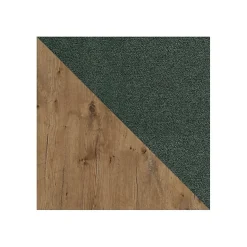 Lit continental Baltimore 191, Double, Vert, Tissu, Disponible