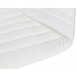 Lit continental Baltimore 173, Double, Jaune, Tissu, Disponible