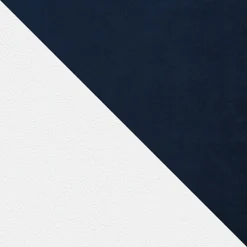 Lit continental Baltimore 166, Unique, Bleu, Faux cuir, Disponible