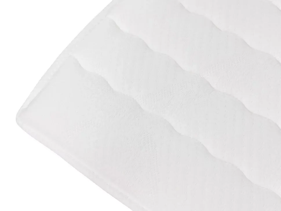 Lit continental Baltimore 158, Double, Gris, Tissu, Disponible